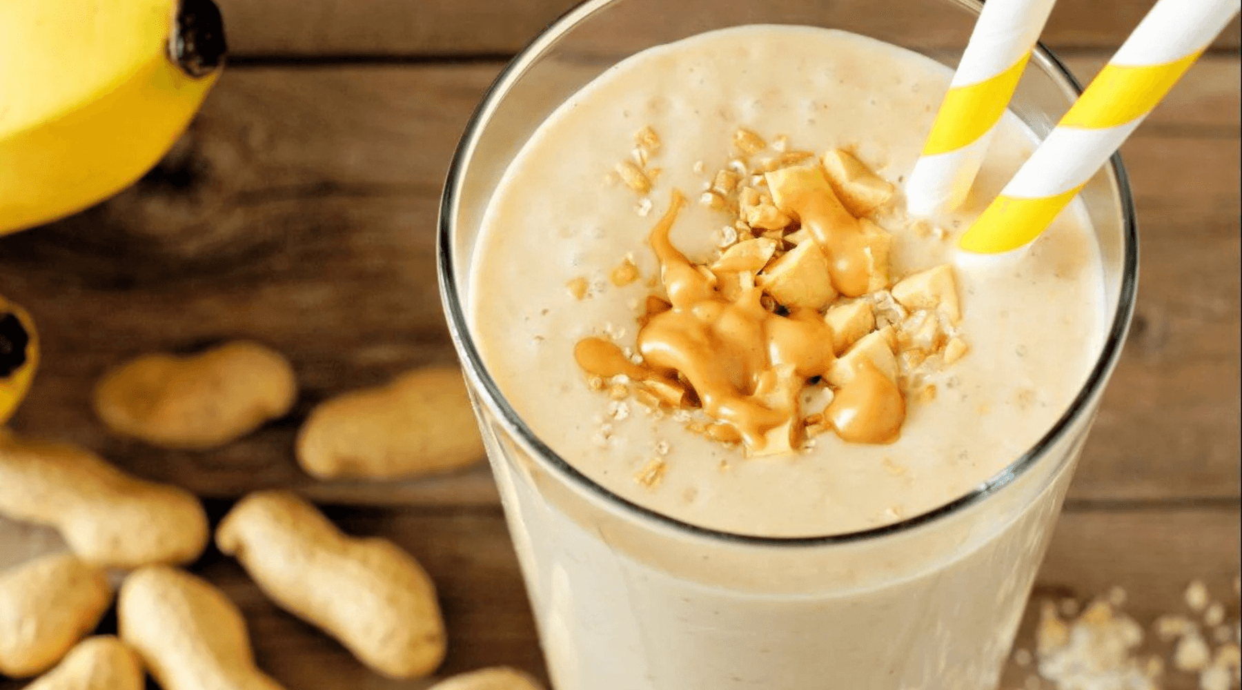 Banansmoothie med peanøtter